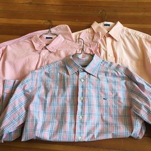 3 button down shirts Vineyard Vines Haspel preppy